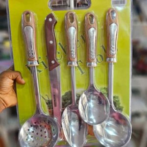 00705 5pcs metal ladles