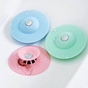 00189 3pcs silicone sink drain