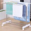00243 towel rack with wheels