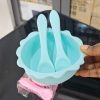 00639 kids silicone bowl with cutlery