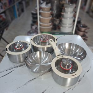 02179 9pcs stainless cookware with detachable handle